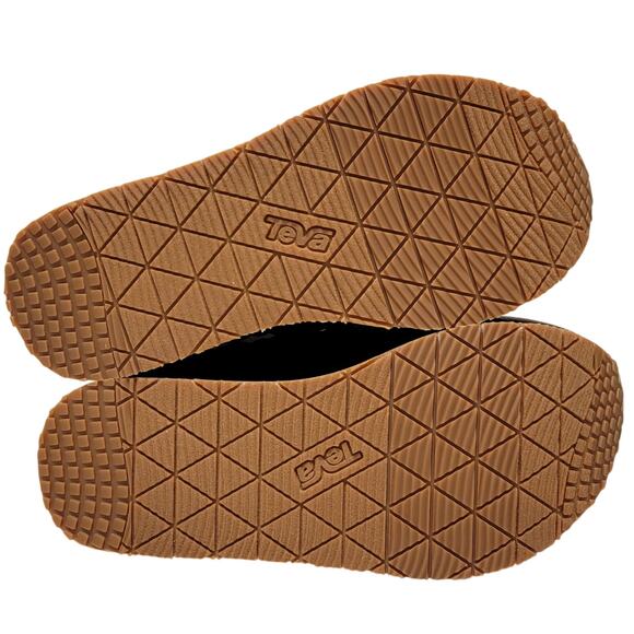 Teva Women Slip On Ankle Booties ReEmber Mid Platform Size US 6 Black Woven - Picture 5 of 6